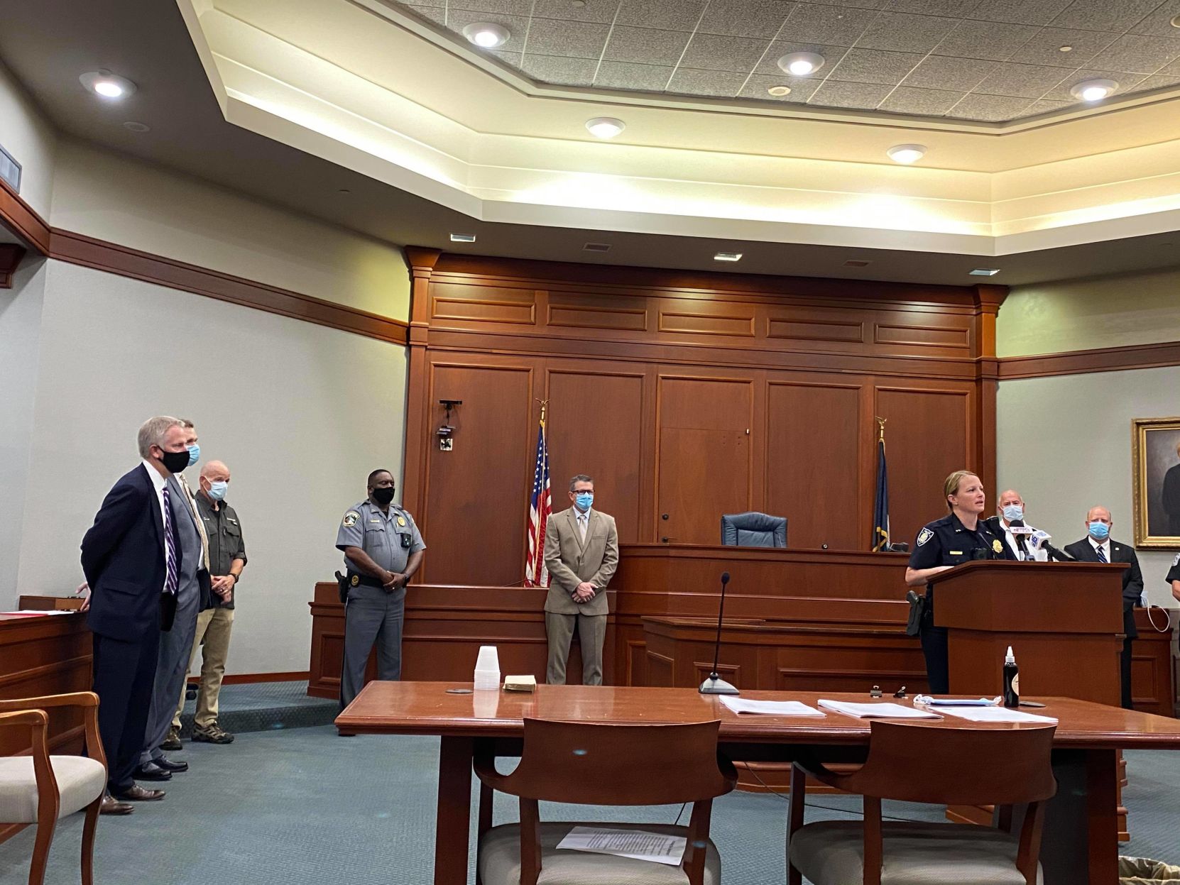 Drug bust press conference